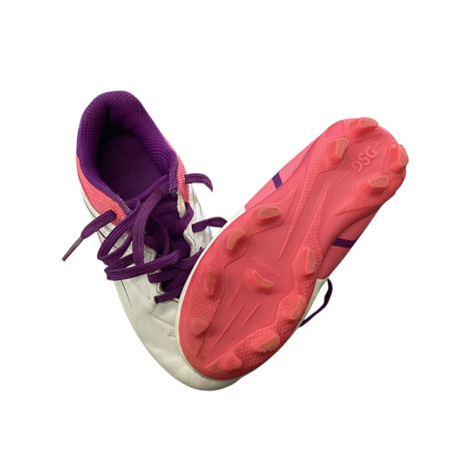 Vist Large View of Product Image Which is Used Dsg Soccer Cleats Pink Youth 12.0