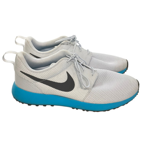 Vist Large View of Product Image Which is Used Nike ROSHE Mens Golf Shoes White Senior 13