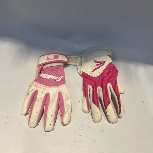Vist Large View of Product Image Which is Used Franklin BB/SB Batting Gloves Pink Youth