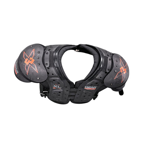 Vist Large View of Product Image Which is Used Pro-Tec JV FB Shoulder Pads Black XL