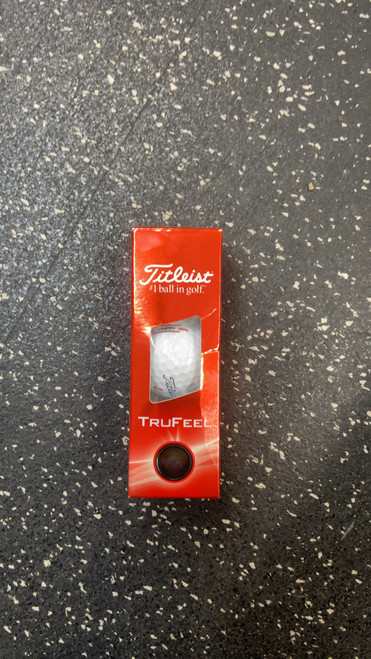Vist Large View of Product Image Which is Used Titleist TRUFEEL 3 Ball - Golf Ball Sleeve