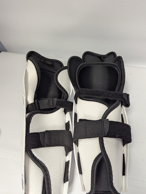 Vist Large View of Product Image Which is Used CCM LTP SHIN GUARDS Youth Shin Guards Black And White 10"
