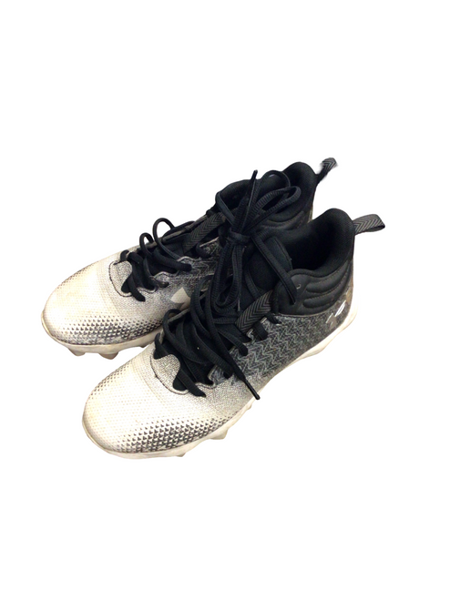 Vist Large View of Product Image Which is Used Under Armour Adult FB Cleats Black Senior 4.5
