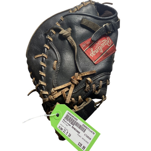 Vist Large View of Product Image Which is Used Rawlings RENEGADE BB/SB Catchers RH Throw Black 31 1/2"