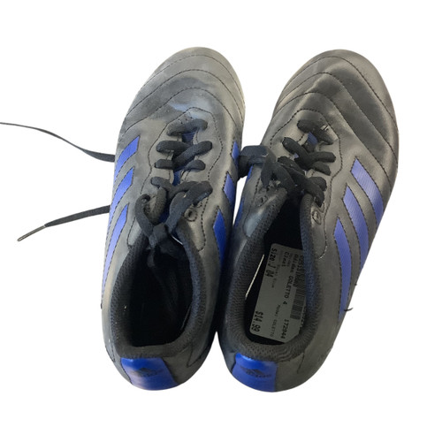 Vist Large View of Product Image Which is Used Adidas GOLETTO Soccer Cleats Royal Blue Junior 04