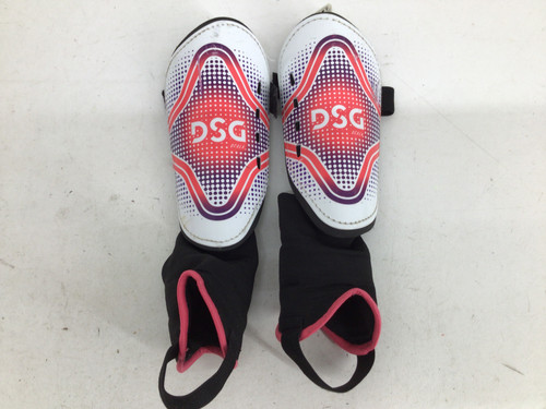 Vist Large View of Product Image Which is Used Dsg OCALA JR XL SHIN GUARDS Soccer Shin Guards Junior Pink XL