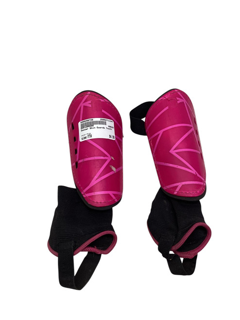 Vist Large View of Product Image Which is Used Soccer Shin Guards Youth Pink Youth