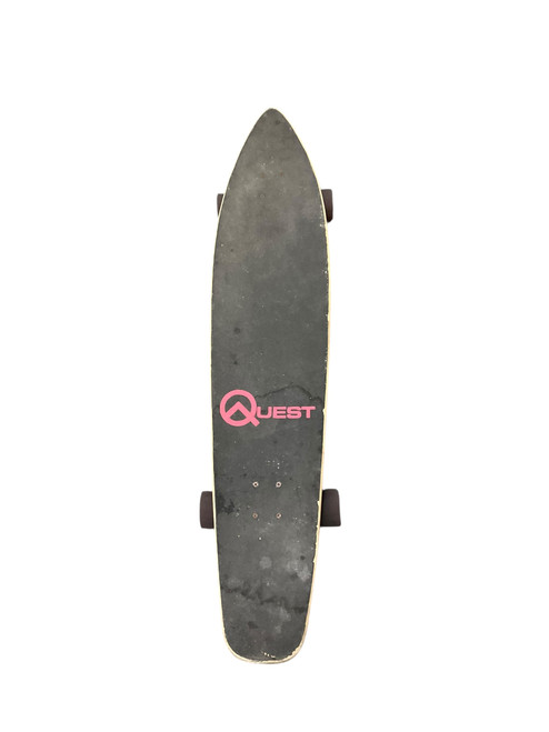 Vist Large View of Product Image Which is Used Quest SUPER CRUISER Longboard Black Long