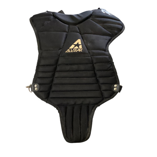 Vist Large View of Product Image Which is Used All Star CHEST PROTECTOR Catchers Chest Protector Black Junior