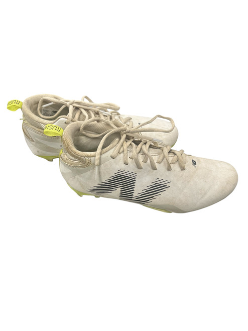 Vist Large View of Product Image Which is Used New Balance LAX Cleats Mens White Senior 7.5
