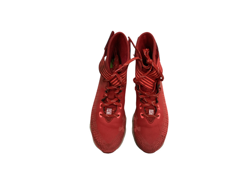 Vist Large View of Product Image Which is Used Under Armour Jr FB Cleats Red Junior 06