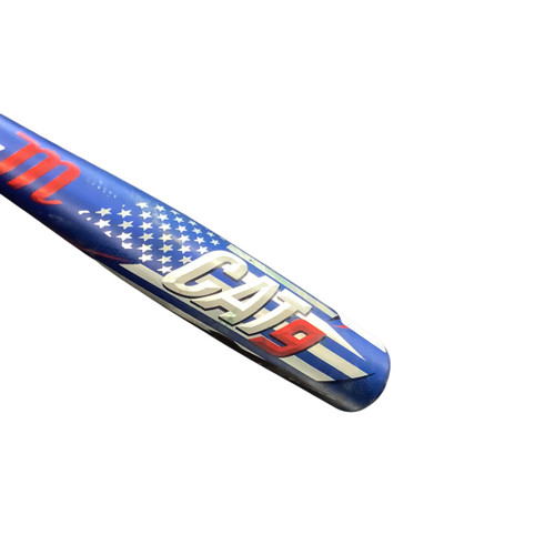 Vist Large View of Product Image Which is Used Marucci CAT 9 PASTIME BB/SB USSSA 2 3/4 Bat 30"