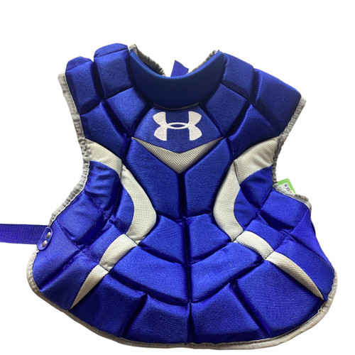 Vist Large View of Product Image Which is Used Under Armour CHEST PROTECTOR Catchers Chest Protector Royal Blue Junior