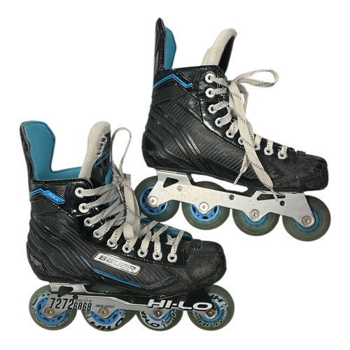 Vist Large View of Product Image Which is Used Bauer RSX Roller Hockey Skates Black Senior 5