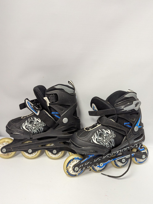Vist Large View of Product Image Which is Used Roller Hockey Skates Black Adjustable