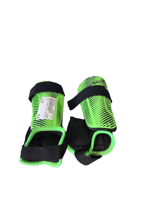 Vist Large View of Product Image Which is Used Vizari Soccer Shin Guards Youth Green SM