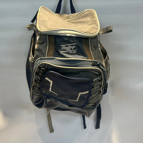 Vist Large View of Product Image Which is Used Rawlings NAVY BLUE CARRY BAG BB/SB Player Carry Bag Navy Blue