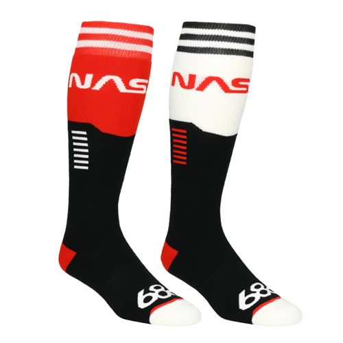 Vist Large View of Product Image Which is New 686 NASA 2026 Socks 2 Pack- SM/MD