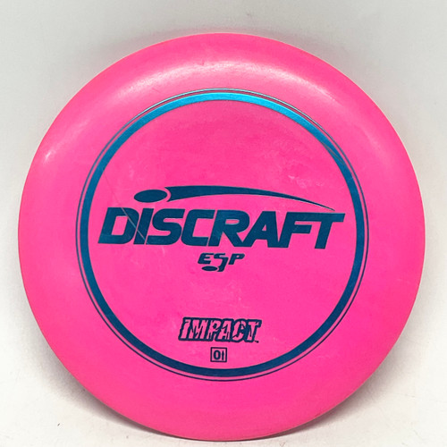 Vist Large View of Product Image Which is Used Discraft ESP IMPACT Disc Golf Mid Range Neon Pink 176g