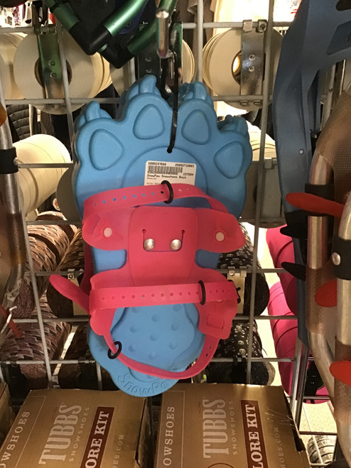 Vist Large View of Product Image Which is Used Snowjam Snowshoes Boys Carolina Blue 14"