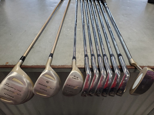 Vist Large View of Product Image Which is Used Intech CROSSFIRE 8/3/PUTTER Womens Complete Set RH 12 Piece
