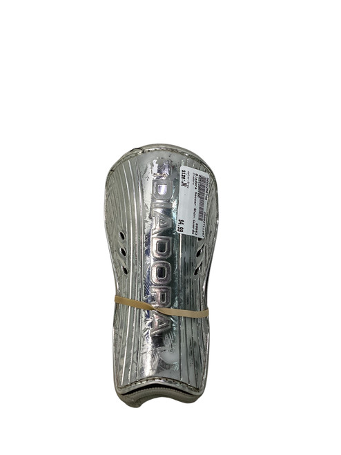 Vist Large View of Product Image Which is Used Diadora Soccer Shin Guards Junior Grey Junior