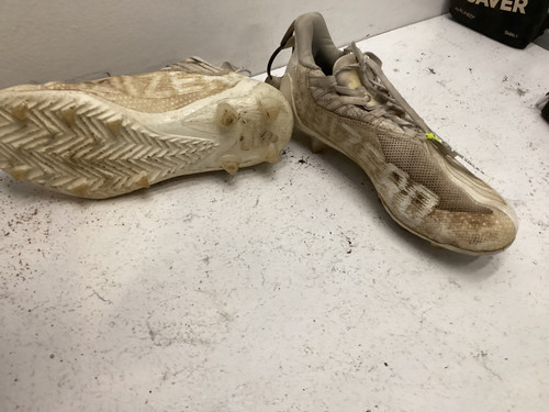 Vist Large View of Product Image Which is Used Under Armour Soccer Cleats White Senior 9