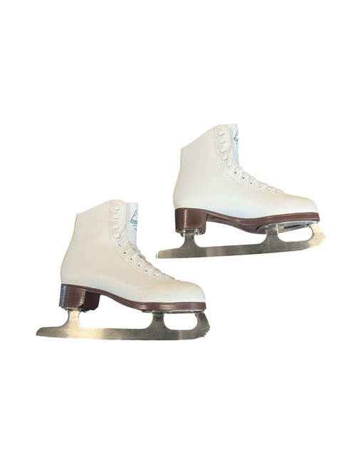 Used Jackson GLACIER 120 WomensFigure Skate White Senior 4 11512-S000227820 Vist Large View of Product Image Which is Used Jackson GLACIER 120 WomensFigure Skate White Senior 4