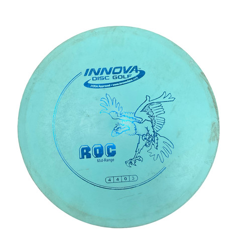 Used Innova DX ROC Disc Golf Mid Range Carolina Blue 11794-S000267308 Vist Large View of Product Image Which is Used Innova DX ROC Disc Golf Mid Range Carolina Blue