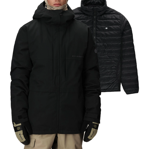 Vist Large View of Product Image Which is New 686 Smarty 3-in-1 Form 2026 Men's Winter Jacket- Black SM