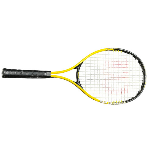 Vist Large View of Product Image Which is Used Wilson TITANIUM 3 Adult Tennis Racquet Yellow Unknown