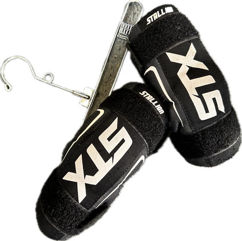 Vist Large View of Product Image Which is Used STX STALLION Lacrosse Arm Pads/Guards Black XS