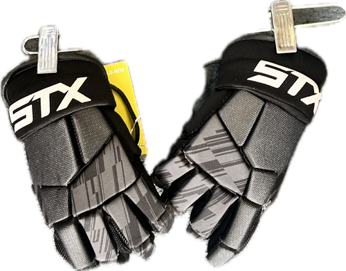 Vist Large View of Product Image Which is Used STX STALLION 75 Lacrosse Gloves Junior Black SM
