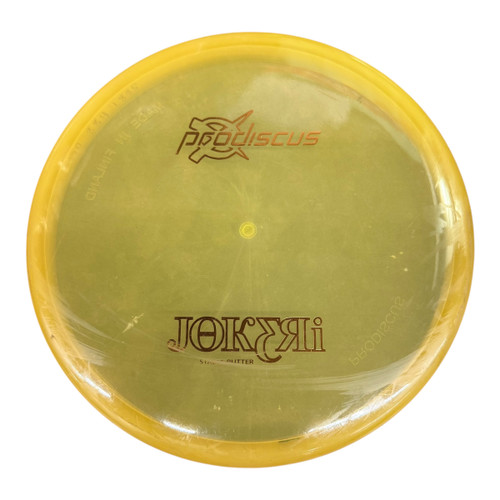 Vist Large View of Product Image Which is Used PRODISCUS JOKERI Disc Golf Putter Gold 175g