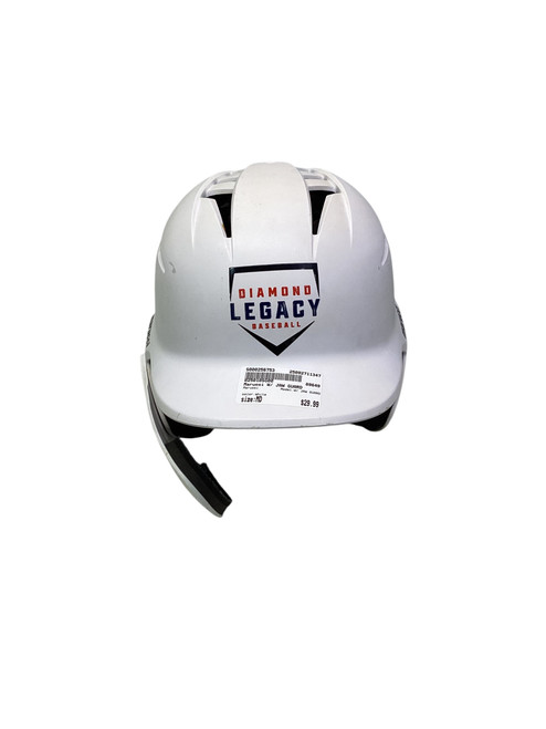 Vist Large View of Product Image Which is Used Marucci WHITE BB HELMET Batting Helmet No Mask White MD