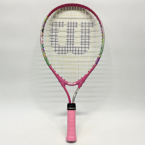 Vist Large View of Product Image Which is Used Wilson DORA THE EXPLORER Girls Tennis Racquet Pink 21"