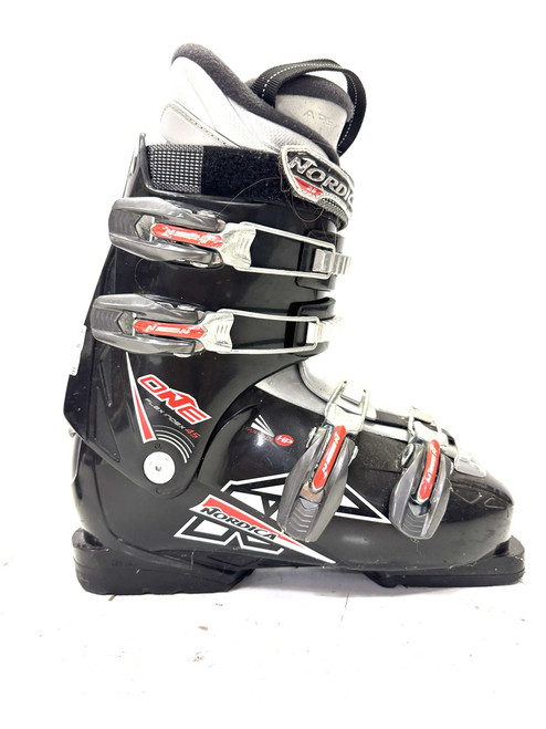 Vist Large View of Product Image Which is Used Nordica FLEX 45 Mens DH Ski Boot Black 265 MP - M08.5 - W09.5