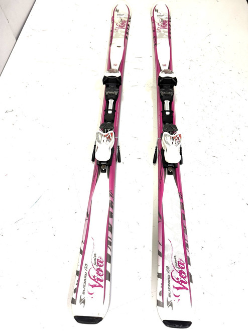 Vist Large View of Product Image Which is Used Blizzard VIONA Girls DH Ski/Binding Pink 150 cm
