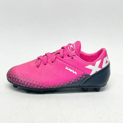 Vist Large View of Product Image Which is Used Xara and Kelley Soccer Cleats Pink Youth 10.0