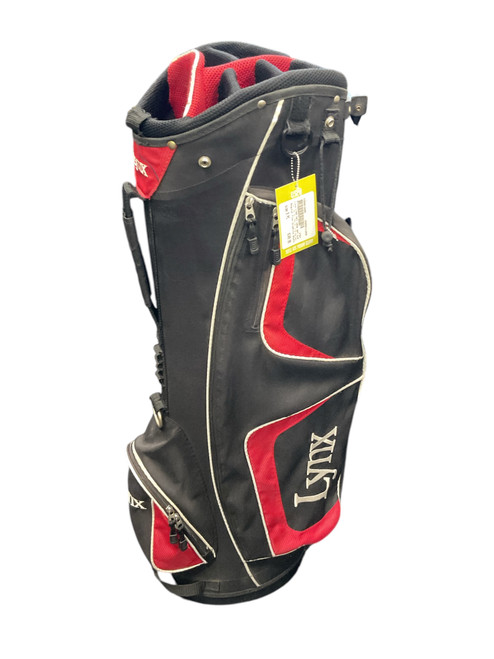 Vist Large View of Product Image Which is Used Lynx LYNX BAG Mens Stand Bag Cardinal And Black