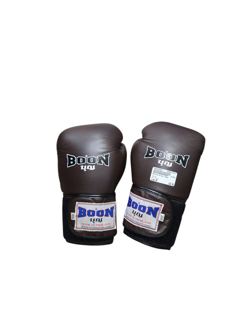 Vist Large View of Product Image Which is Used Boxing Gloves Brown Senior