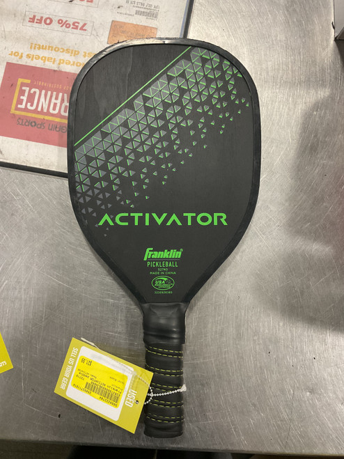 Vist Large View of Product Image Which is Used Franklin ACTIVATOR Pickleball Racquet Black