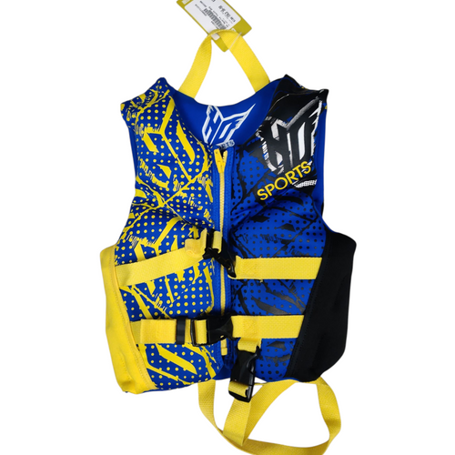 Vist Large View of Product Image Which is Used Ho Sports Youth PFD Royal Blue Child 30-50lbs