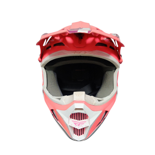 Vist Large View of Product Image Which is Used FLY RACING JR GIRLS Junior Helmet Pink Large