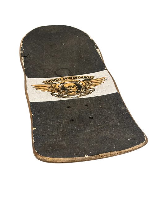 Vist Large View of Product Image Which is Used Powell Peralta VALLEY Complete Old School Skateboard White w/ Independent Trucks
