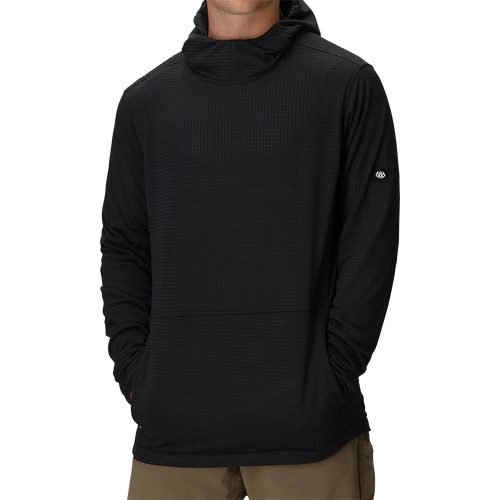 Vist Large View of Product Image Which is New 686 Mission Grid Fleece 2026 Men's Hoody- Black MD