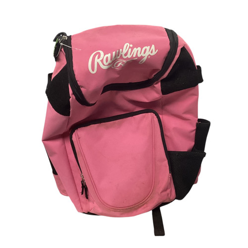 Vist Large View of Product Image Which is Used Rawlings BACKPACK BB/SB Player Backpack Pink