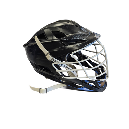 Vist Large View of Product Image Which is Used Cascade CS Lacrosse Helmet Black Fits all