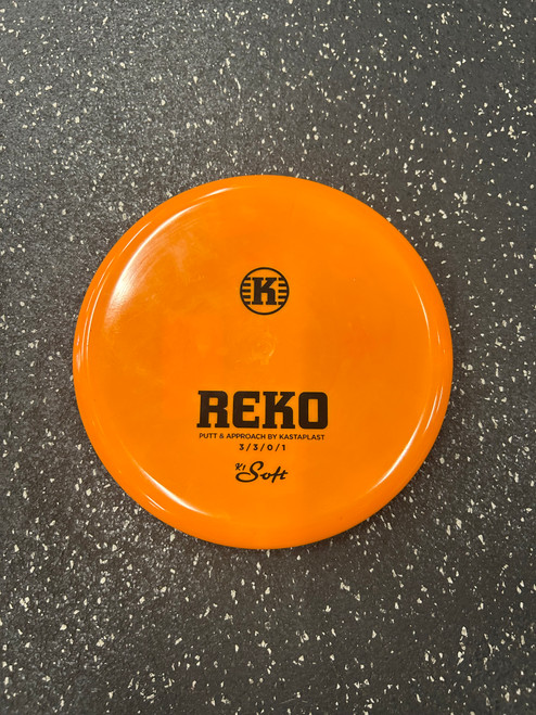 Vist Large View of Product Image Which is Used Kastaplast K1 SOFT BERG Disc Golf Putter Orange
