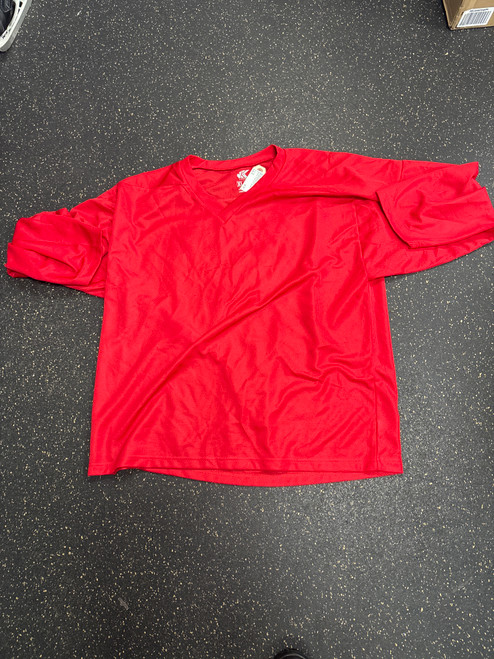 Used Hockey Practice Jersey Red XL 11774-S000083784 Vist Large View of Product Image Which is Used Hockey Practice Jersey Red XL